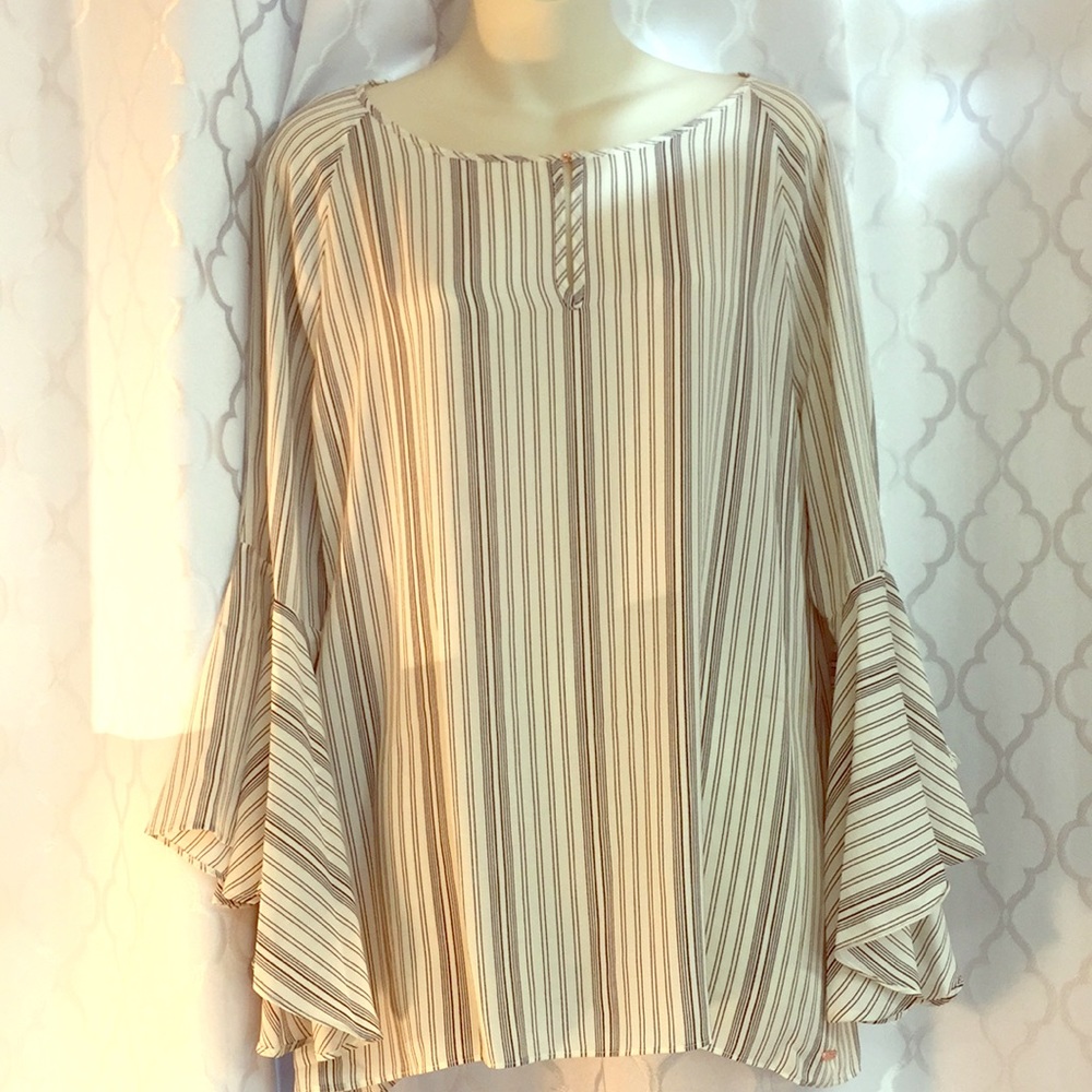 Ivanka Trump striped blouse